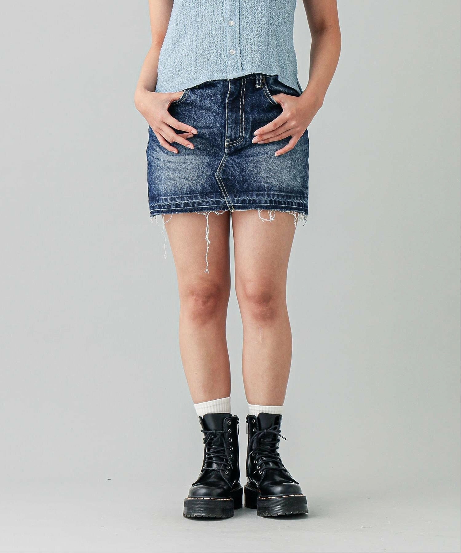 5POCKET DENIM MINI SKIRT スカート X-girl